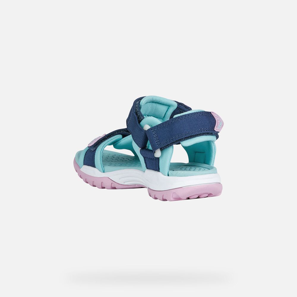 Sandalias Geox Menina Azuis - Borealis - AVETM3498